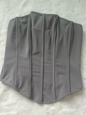 Windsor Gray Corset Top